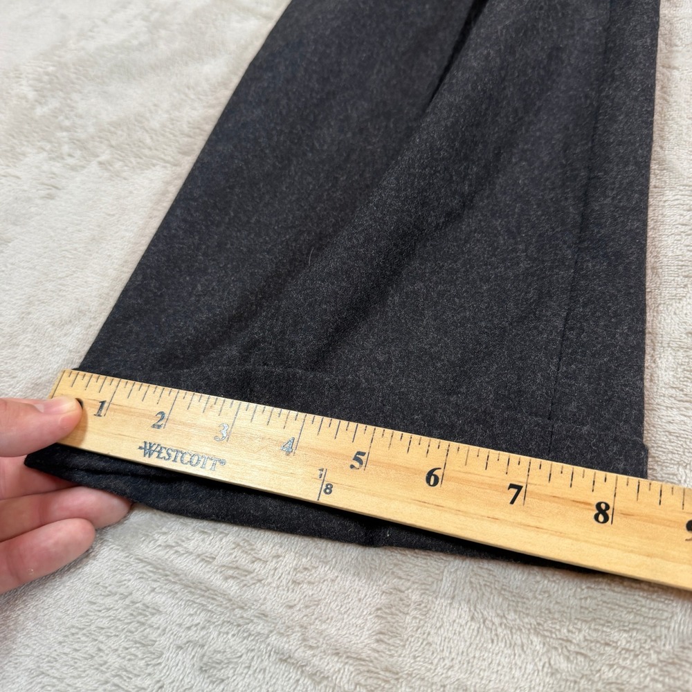 Gianluca Isaia Napoli Mens 34x30 Wool Cashmere Pleated Trousers Gray Italy EUC - Picture 13 of 14